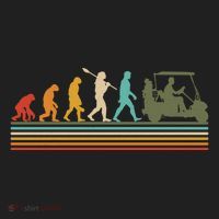 Funny Retro Evolution Of A Golfer Hat thumb 2