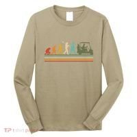 Funny Retro Evolution Of A Golfer Long Sleeve Shirt thumb 0