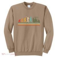 Funny Retro Evolution Of A Golfer Sweatshirt thumb 0