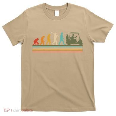 Funny Retro Evolution Of A Golfer T-Shirt