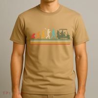Funny Retro Evolution Of A Golfer T-Shirt thumb 3
