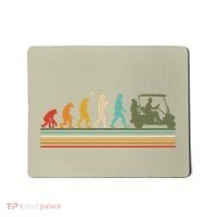 Funny Retro Evolution Of A Golfer Mousepad thumb 0