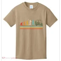 Funny Retro Evolution Of A Golfer Kids T-Shirt thumb 0