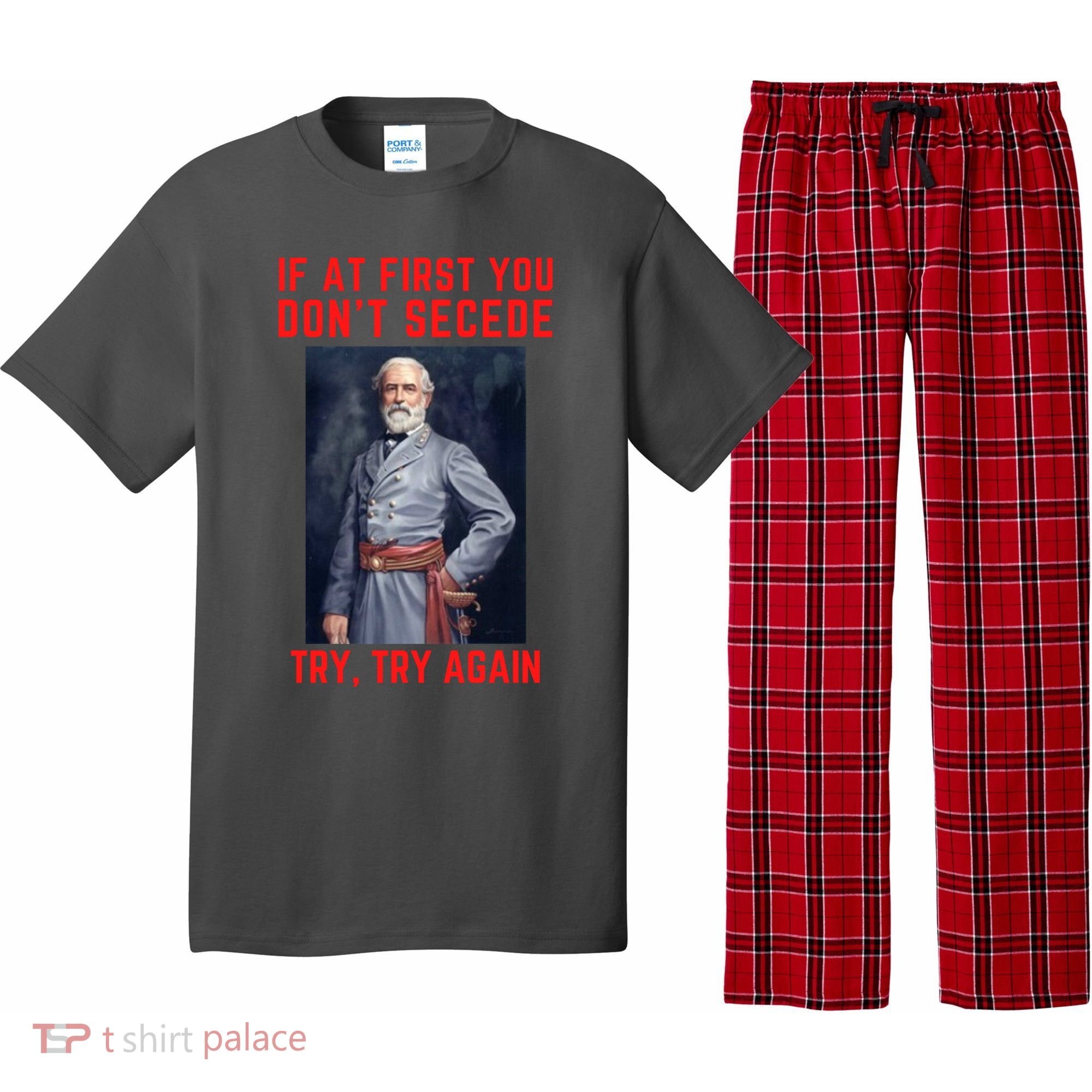 Funny Robert E. Lee Secede Civil War Secession Pajama Set