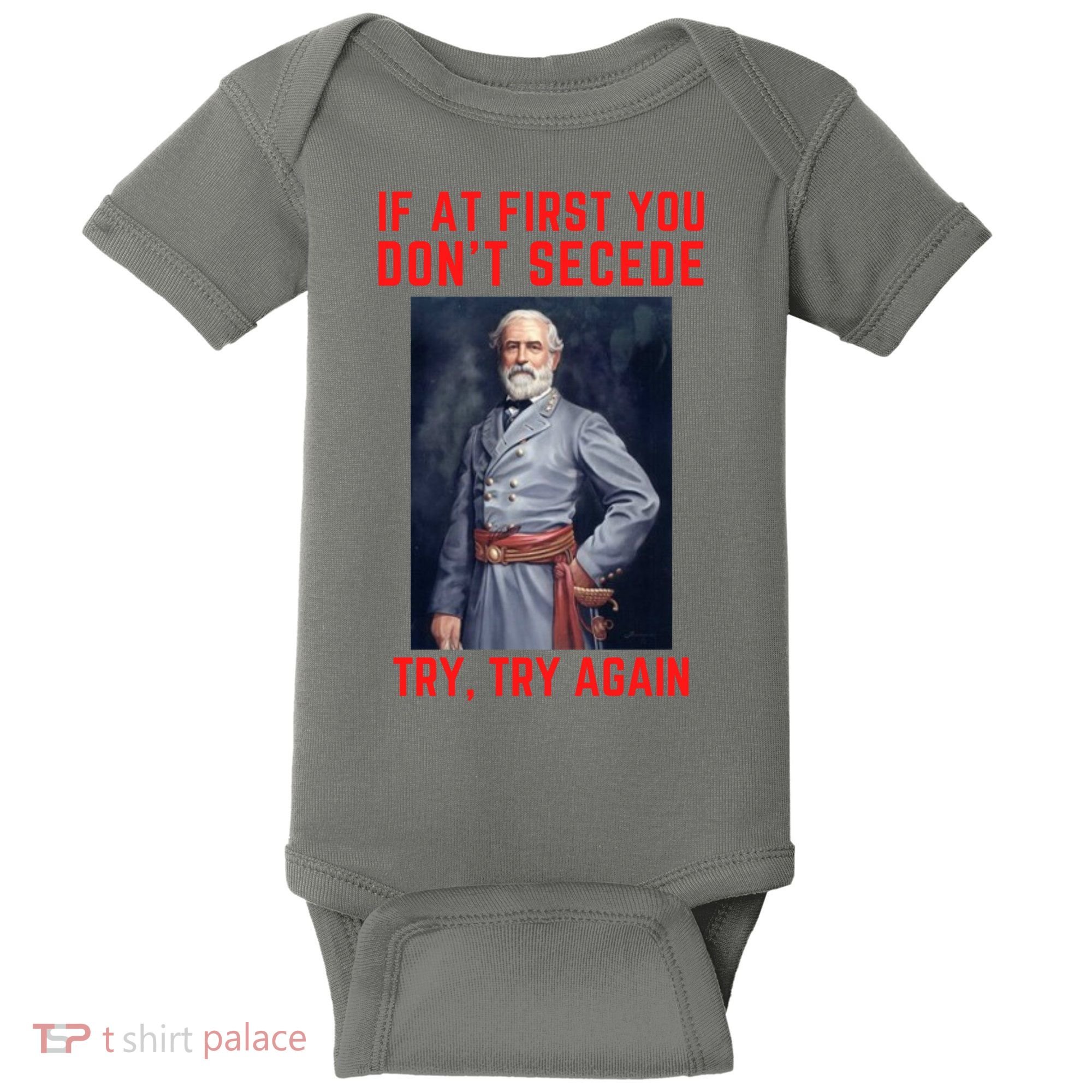 Funny Robert E. Lee Secede Civil War Secession Baby Bodysuit