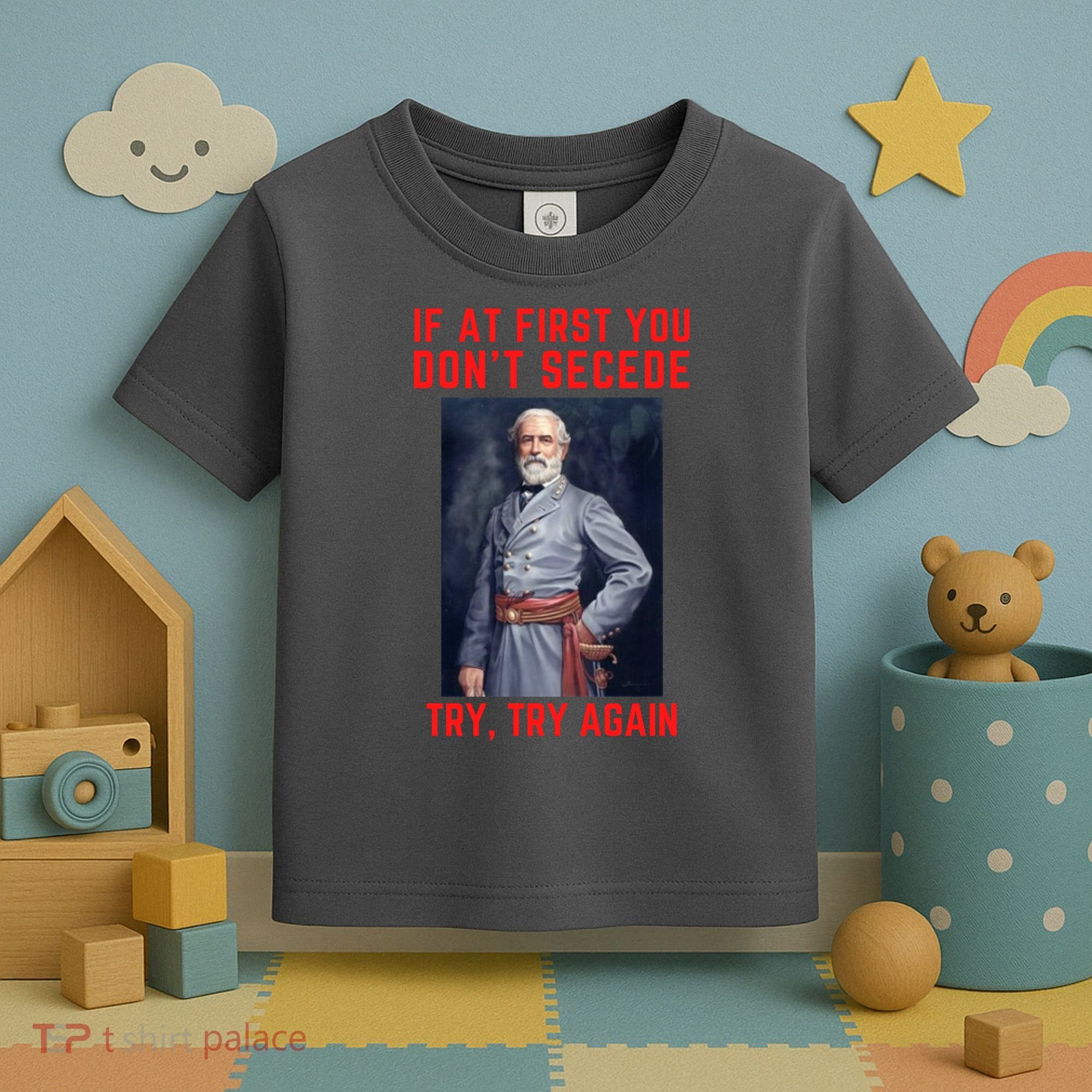 Funny Robert E. Lee Secede Civil War Secession Toddler T-Shirt