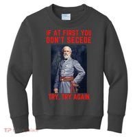Funny Robert E. Lee Secede Civil War Secession Kids Sweatshirt thumb 0