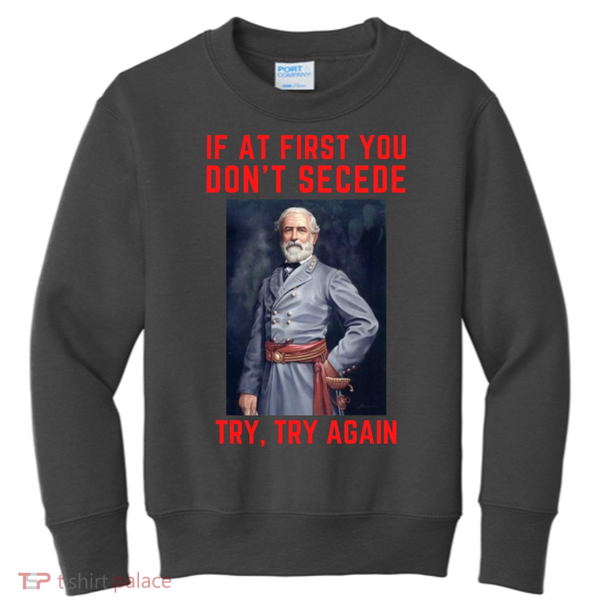Funny Robert E. Lee Secede Civil War Secession Kids Sweatshirt