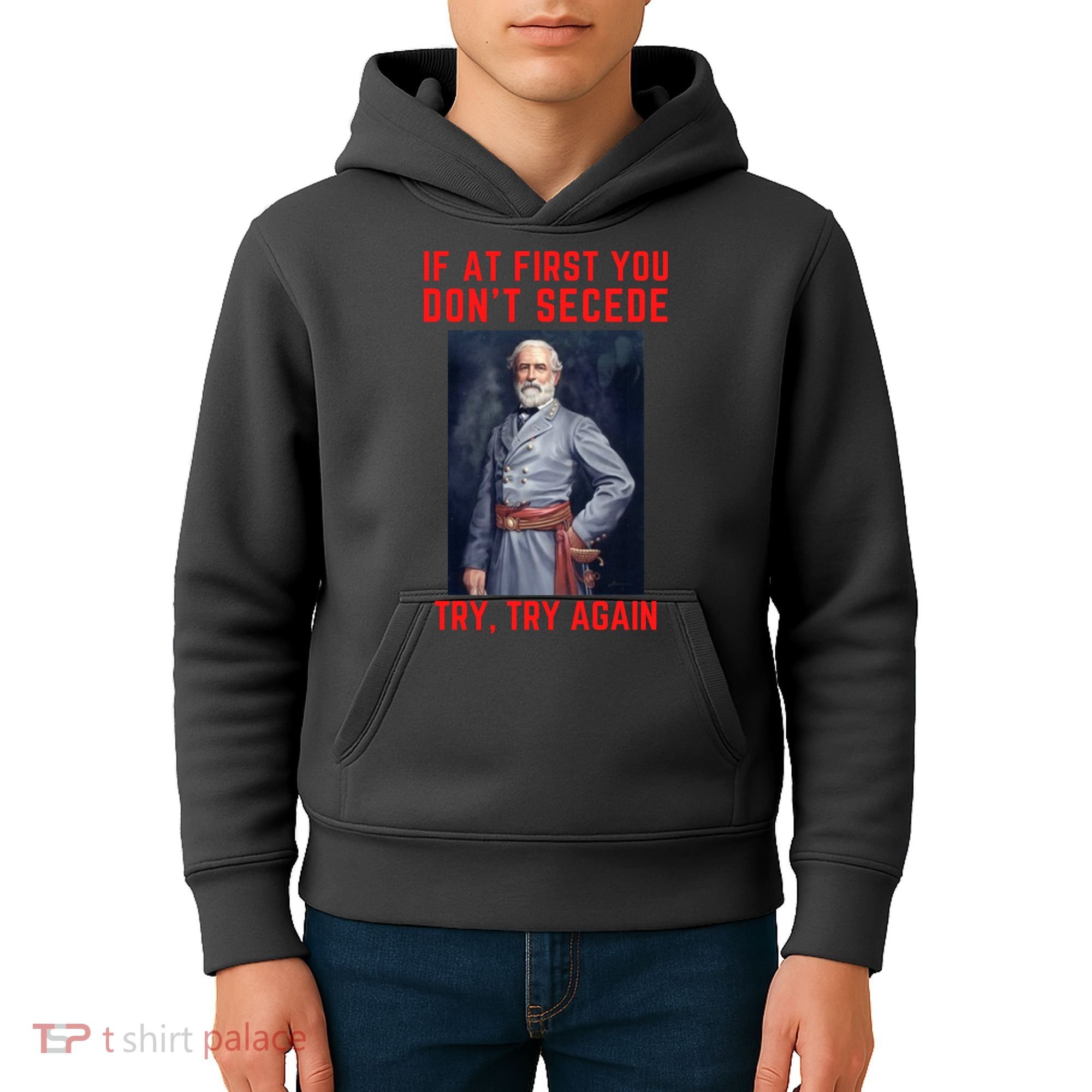 Funny Robert E. Lee Secede Civil War Secession Kids Hoodie