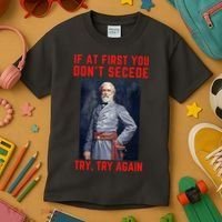 Funny Robert E. Lee Secede Civil War Secession Kids T-Shirt thumb 3