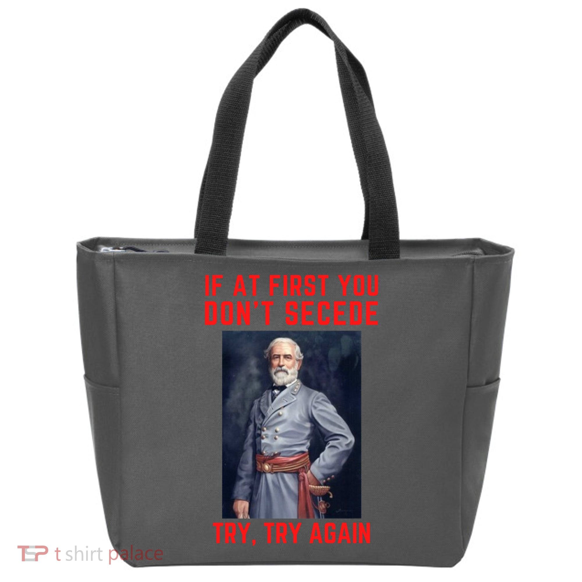 Funny Robert E. Lee Secede Civil War Secession Tote Bag