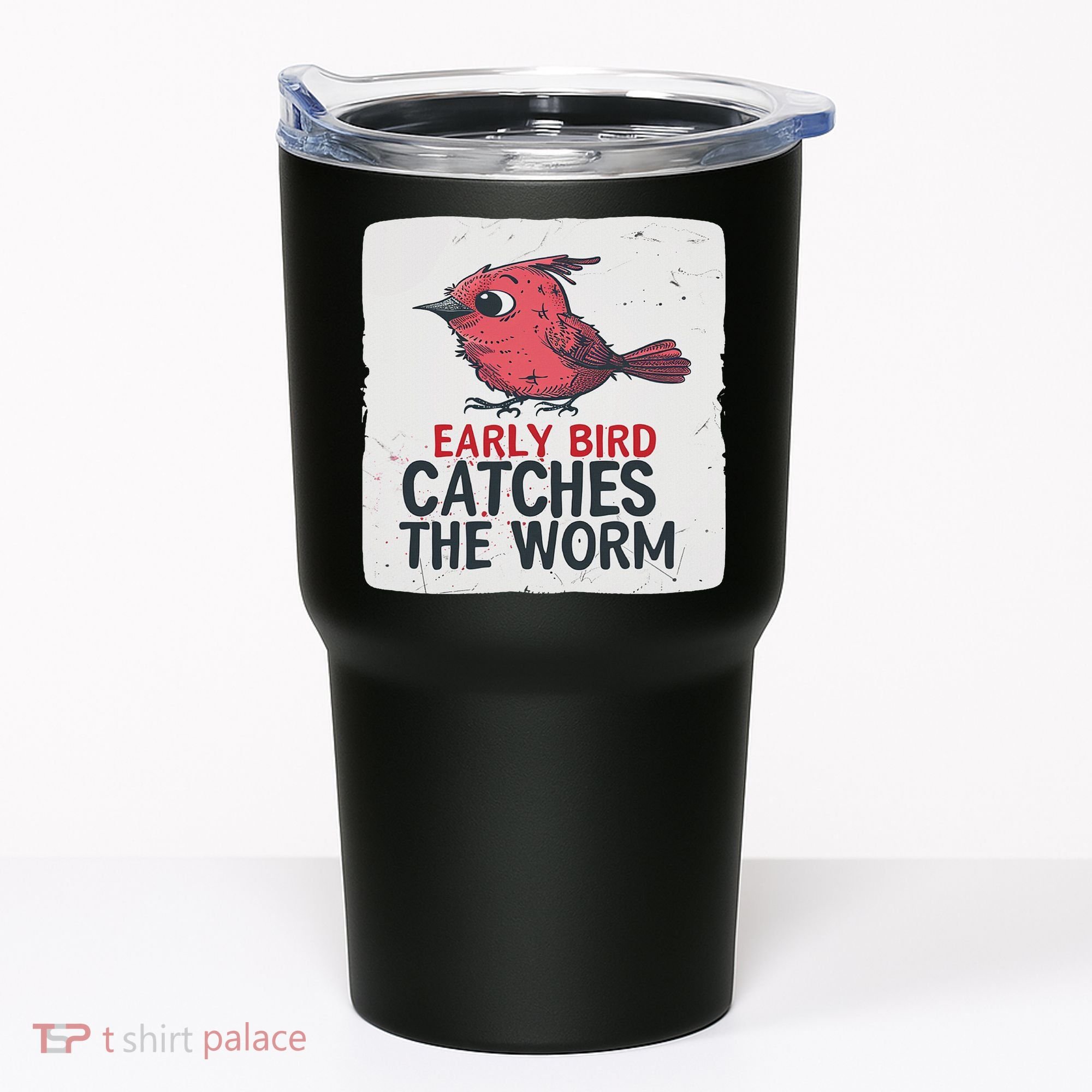 Funny Red Early Bird Costume For Worm Idiom Speech Lovers Tumbler