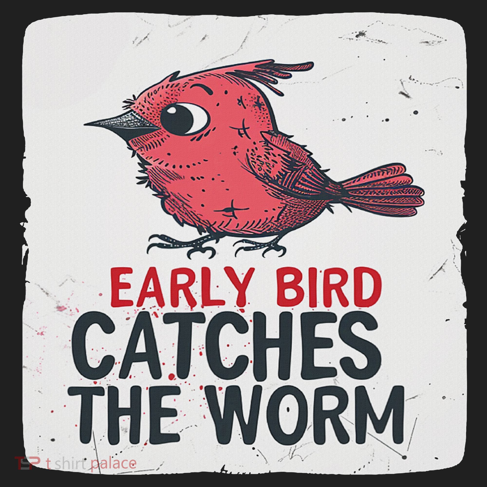 Funny Red Early Bird Costume For Worm Idiom Speech Lovers Tumbler