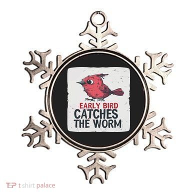 Funny Red Early Bird Costume For Worm Idiom Speech Lovers Ornament