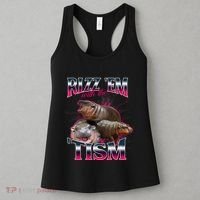 Funny Rizz Em With The Tism Meme Moo Deng Baby Hippo Women's Tank Top thumb 3