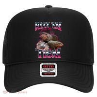 Funny Rizz Em With The Tism Meme Moo Deng Baby Hippo Hat thumb 0