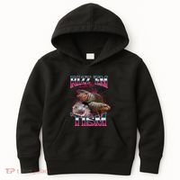 Funny Rizz Em With The Tism Meme Moo Deng Baby Hippo Kids Hoodie thumb 0