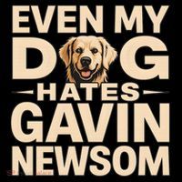 Funny Republican Even My Dog Hates Gavin Newsom Coffee Mug thumb 5