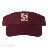 Funny Republican Even My Dog Hates Gavin Newsom Visor thumb 0