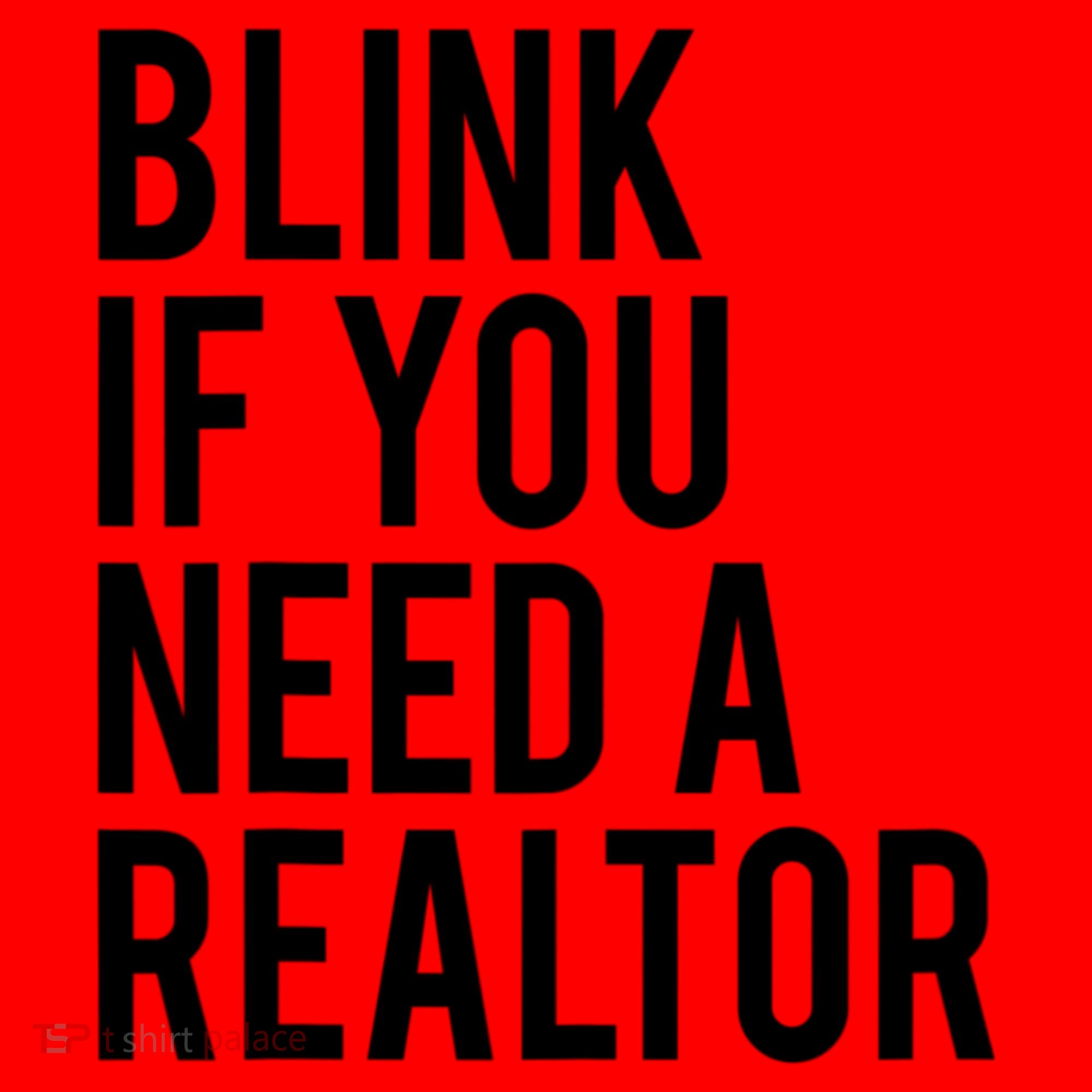 Funny Real Estate Agent Quote Blink If You Need A Realtor Santa Hat