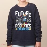 Future Robotics Engineer Engineering Robot Lover Cyborg Women's Sweatshirt thumb 0
