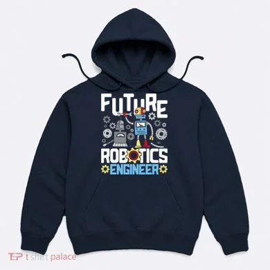 Future Robotics Engineer Engineering Robot Lover Cyborg Hoodie