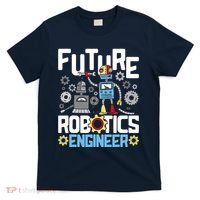 Future Robotics Engineer Engineering Robot Lover Cyborg T-Shirt thumb 0