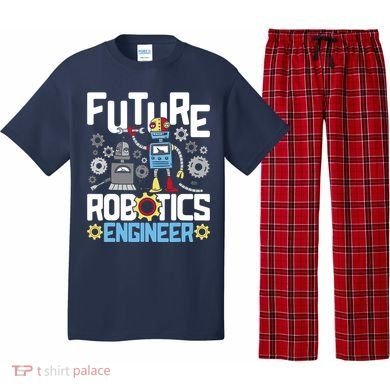Future Robotics Engineer Engineering Robot Lover Cyborg Pajama Set