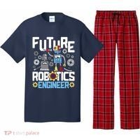Future Robotics Engineer Engineering Robot Lover Cyborg Pajama Set thumb 0