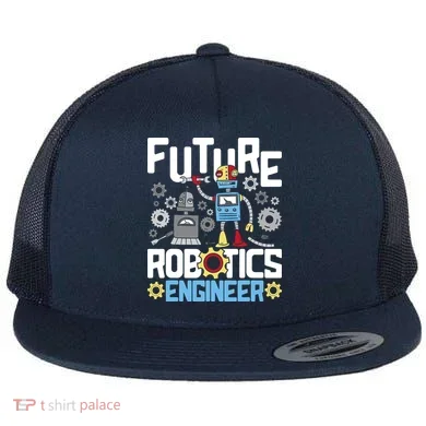 Future Robotics Engineer Engineering Robot Lover Cyborg Flat Bill Trucker Hat