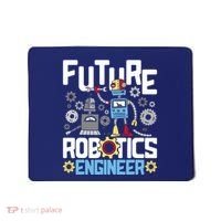 Future Robotics Engineer Engineering Robot Lover Cyborg Mousepad thumb 0