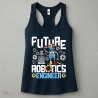 Future Robotics Engineer Engineering Robot Lover Cyborg Women's Tank Top thumb 3