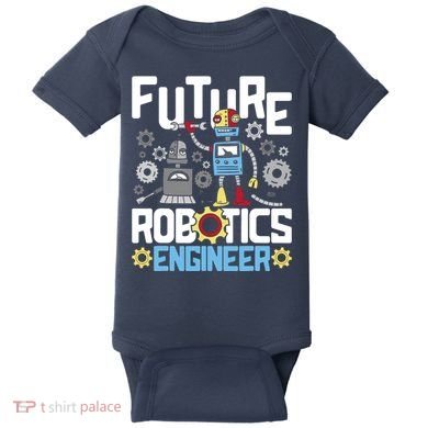 Future Robotics Engineer Engineering Robot Lover Cyborg Baby Bodysuit