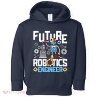 Future Robotics Engineer Engineering Robot Lover Cyborg Toddler Hoodie thumb 0