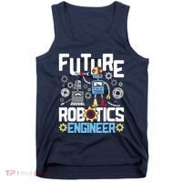 Future Robotics Engineer Engineering Robot Lover Cyborg Tank Top thumb 0