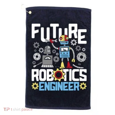 Future Robotics Engineer Engineering Robot Lover Cyborg Golf Towel