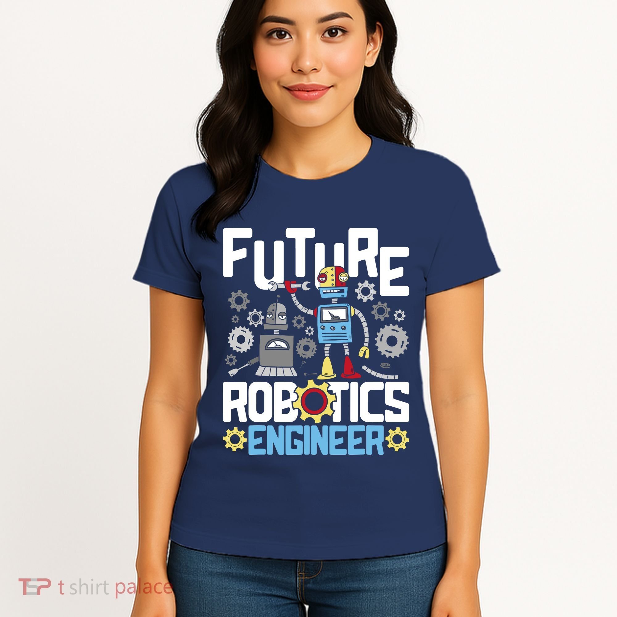 Future Robotics Engineer Engineering Robot Lover Cyborg Women's T-Shirt
