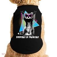 Funny Retro Everyday Is Trash Day Raccoon Doggie Tank thumb 0