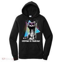 Funny Retro Everyday Is Trash Day Raccoon Women's Hoodie thumb 0