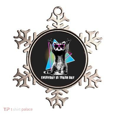 Funny Retro Everyday Is Trash Day Raccoon Ornament