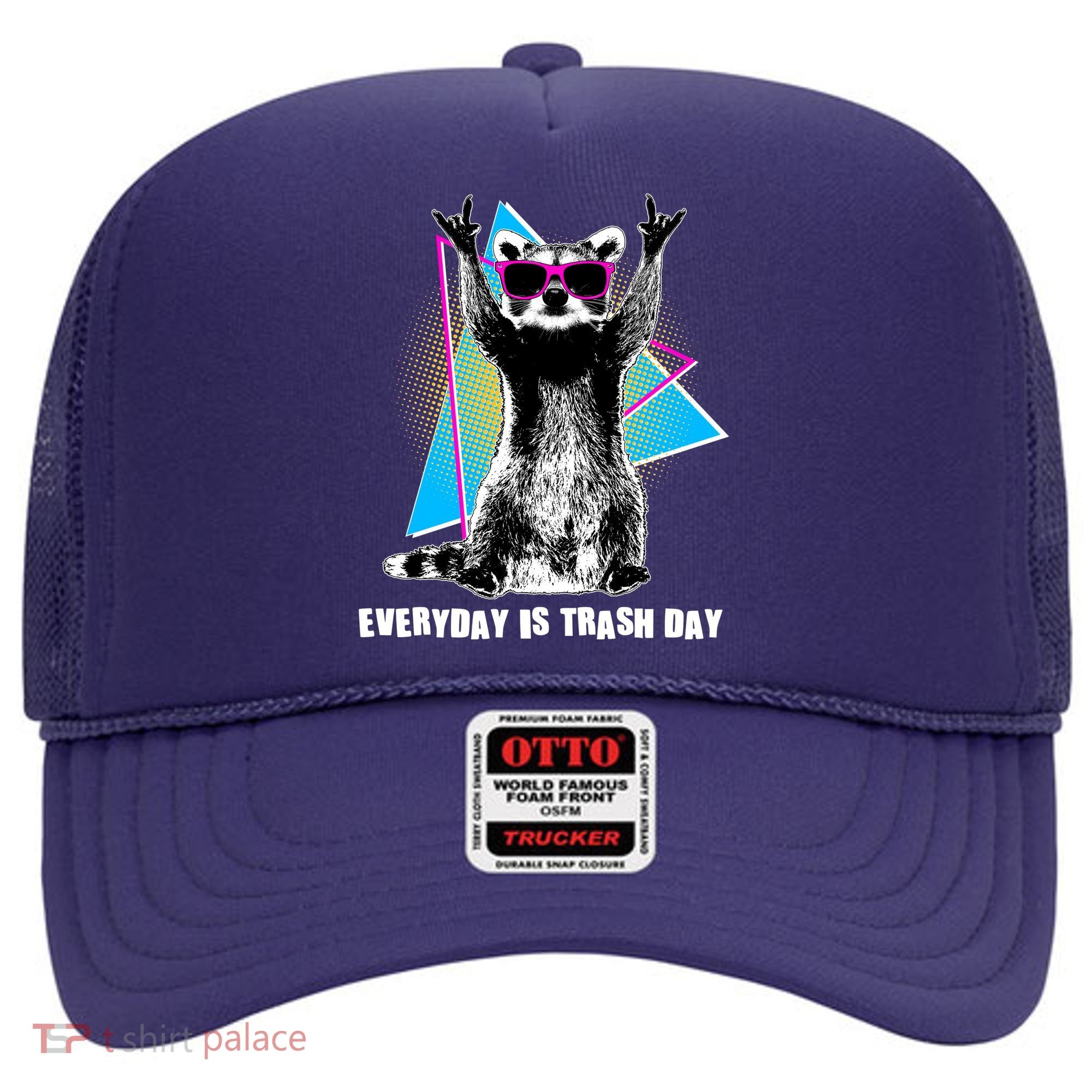Funny Retro Everyday Is Trash Day Raccoon Hat