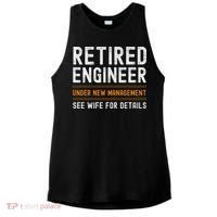 Funny Retirement Engineer Novelty Gift Retired Engineer Ladies PosiCharge Tri-Blend Wicking Tank thumb 0