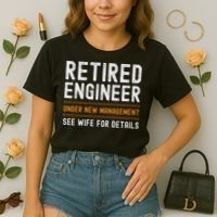 Funny Retirement Engineer Novelty Gift Retired Engineer Comfort Colors Boxy T-Shirt thumb 2