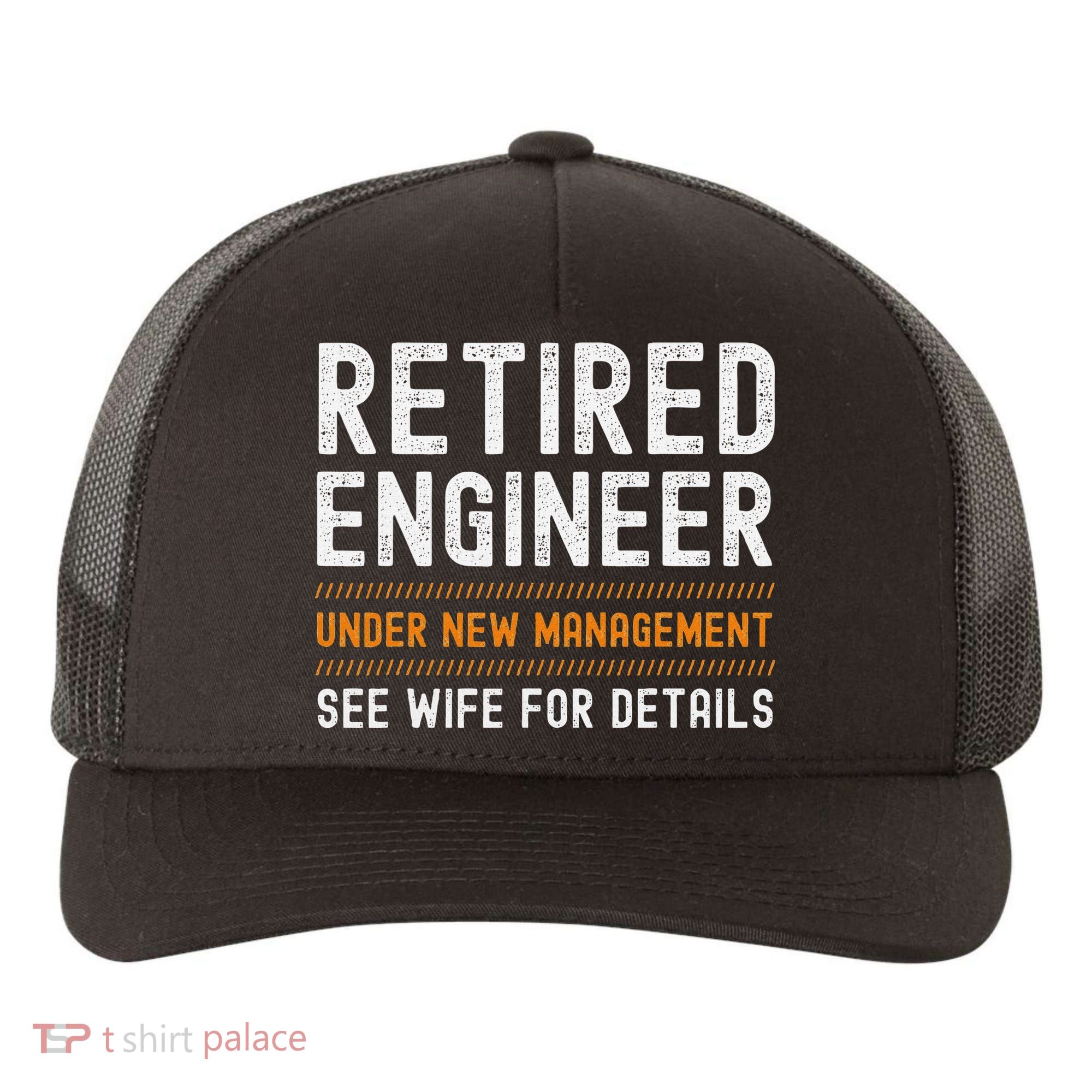 Funny Retirement Engineer Novelty Gift Retired Engineer Yupoong Adult 5-Panel Trucker Hat