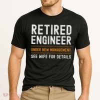 Funny Retirement Engineer Novelty Gift Retired Engineer Cooling Performance Crew T-Shirt thumb 2