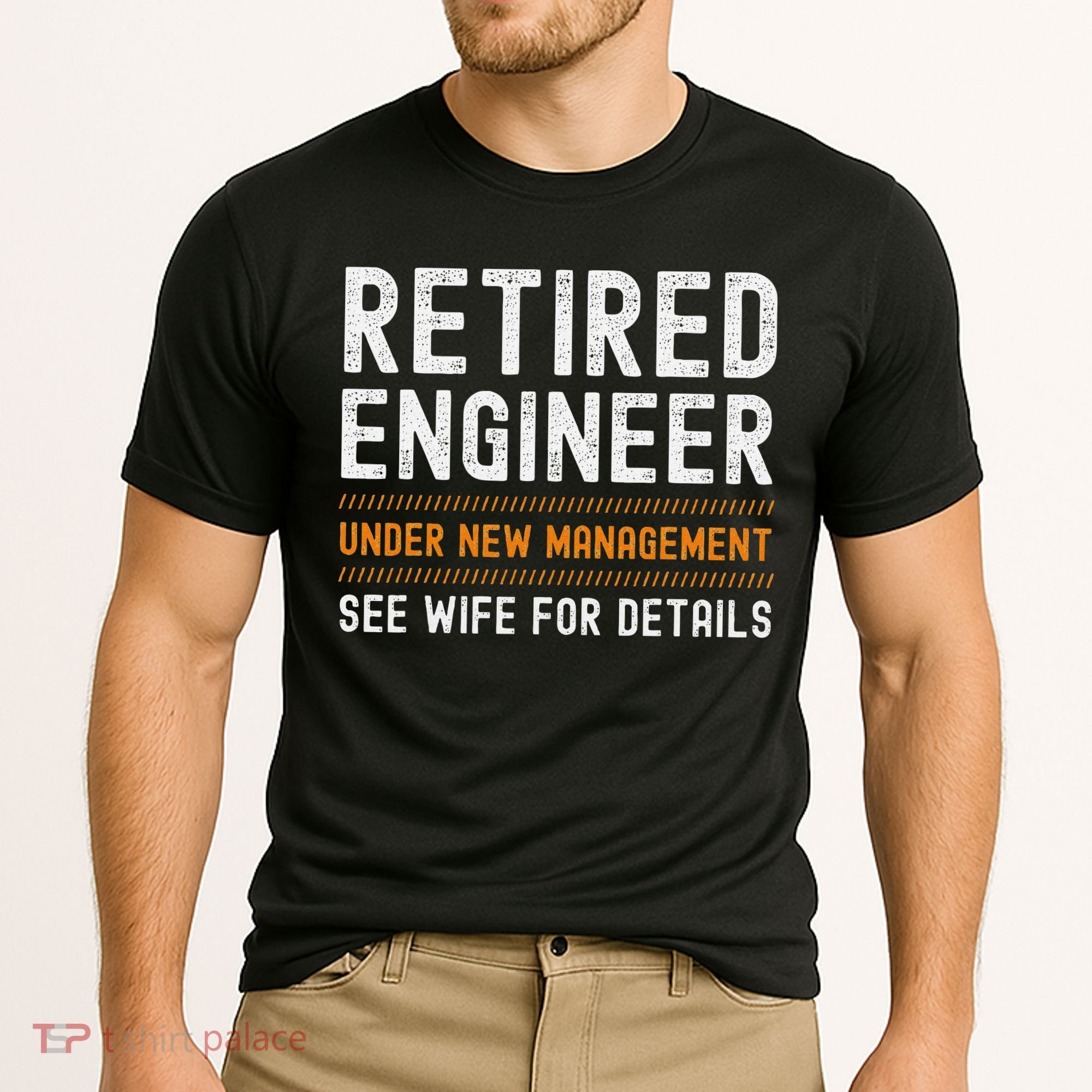 Funny Retirement Engineer Novelty Gift Retired Engineer Cooling Performance Crew T-Shirt