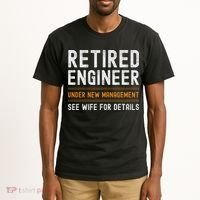 Funny Retirement Engineer Novelty Gift Retired Engineer Tall T-Shirt thumb 2