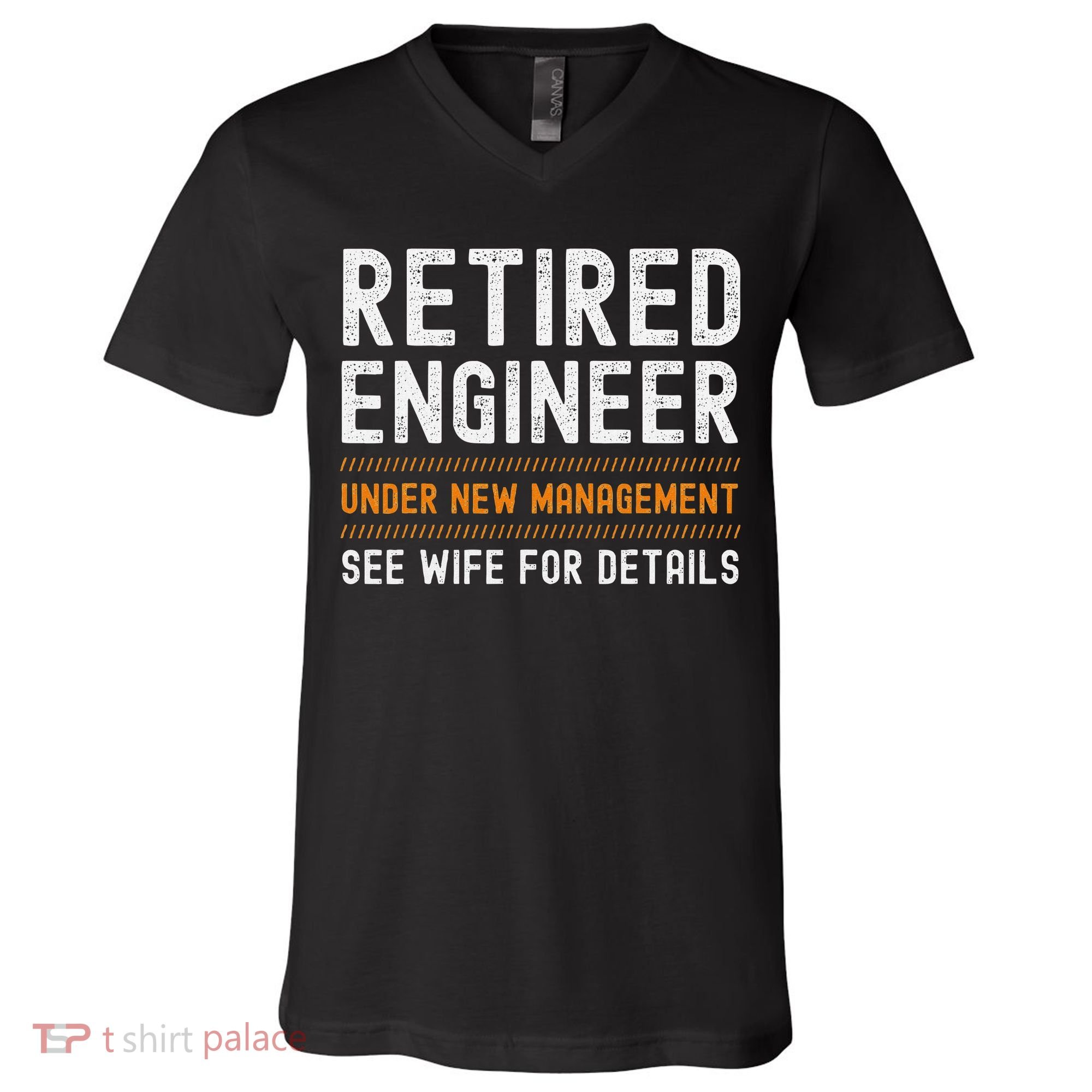 Funny Retirement Engineer Novelty Gift Retired Engineer V-Neck T-Shirt