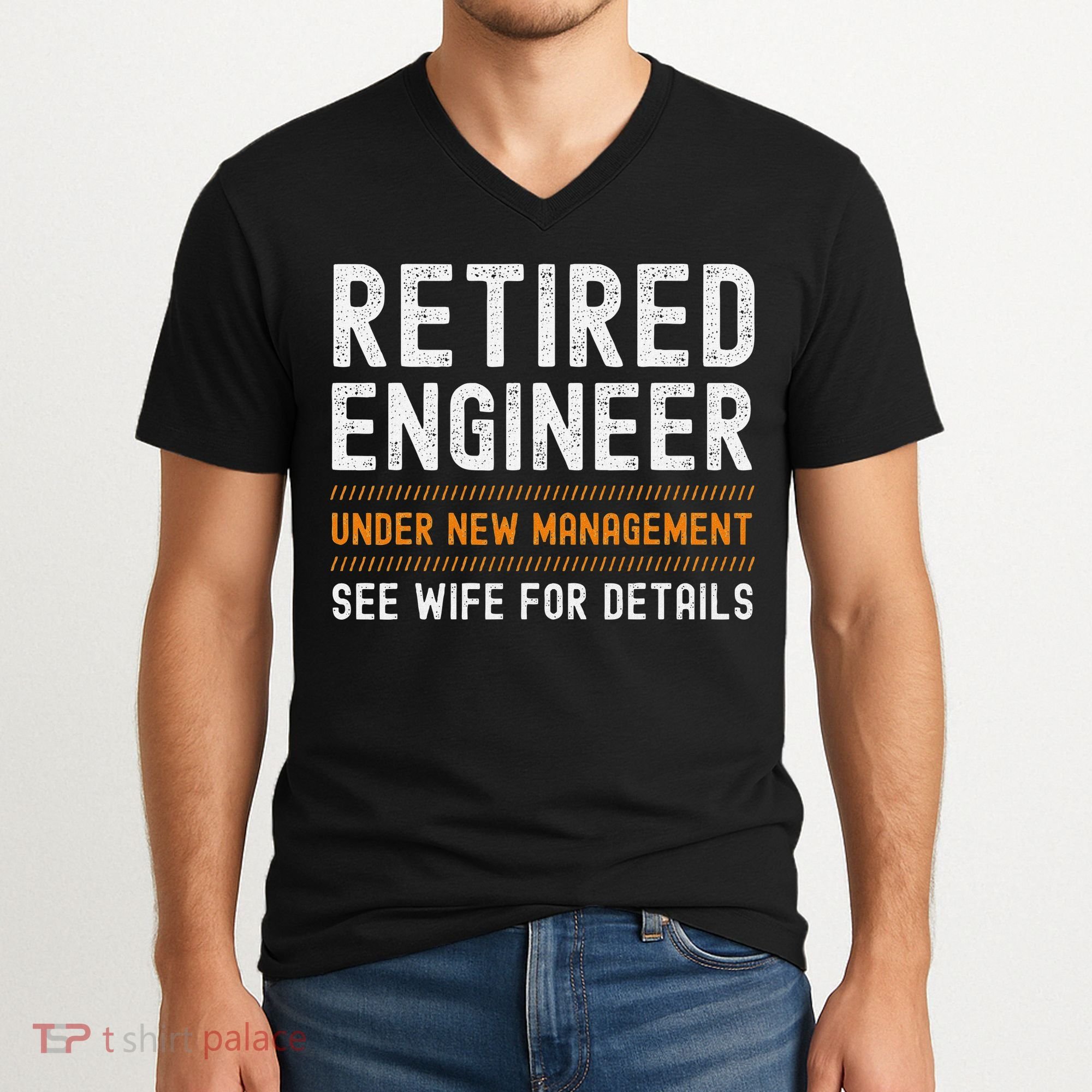 Funny Retirement Engineer Novelty Gift Retired Engineer V-Neck T-Shirt