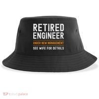 Funny Retirement Engineer Novelty Gift Retired Engineer Sustainable Bucket Hat thumb 0